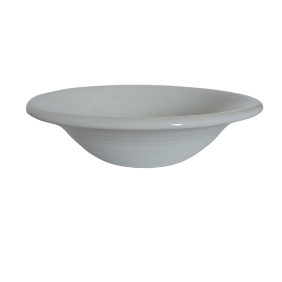 Fiestaware Fiesta Small Stacking Cereal Bowl WHITE Ceramic 11 Oz - Picture 1 of 14